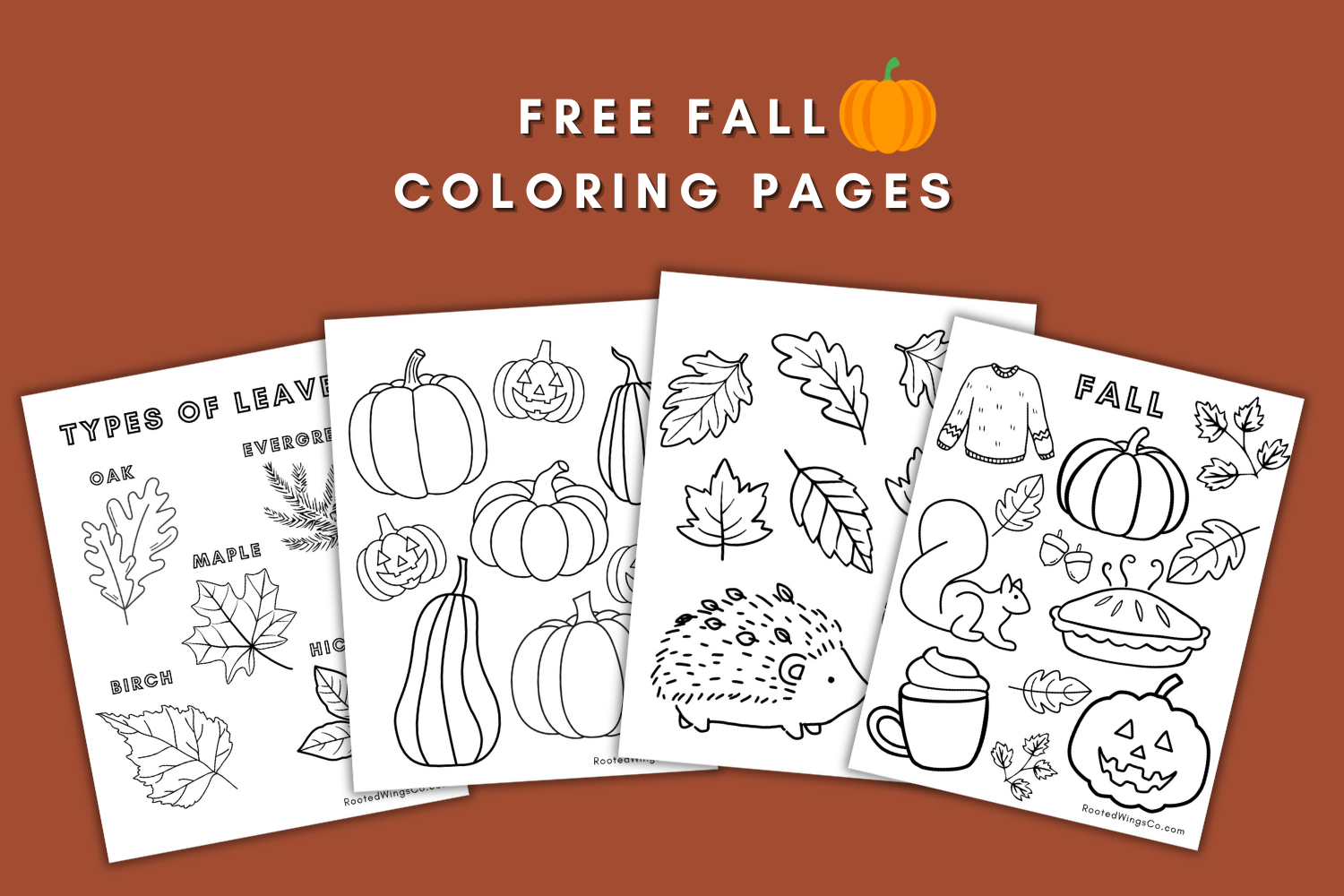 Free Fall Coloring Pages