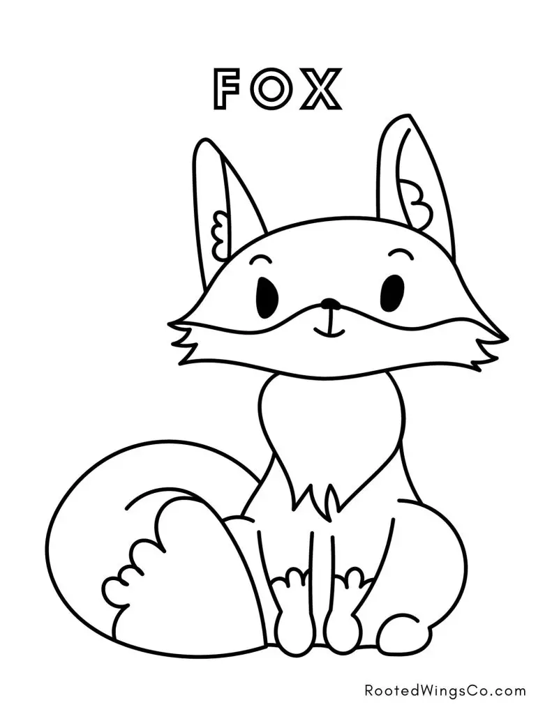 Free fall animal coloring pages and matching activity sheet for kids. Keep kids busy this fall and winter with free printable coloring sheets. This set features a fox, raccoon, squirrel, hedgehog and opossum with a matching activity sheet. 