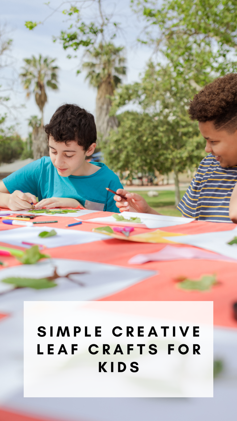 Creative Leaf Crafts for Kids - Rooted Wings Co