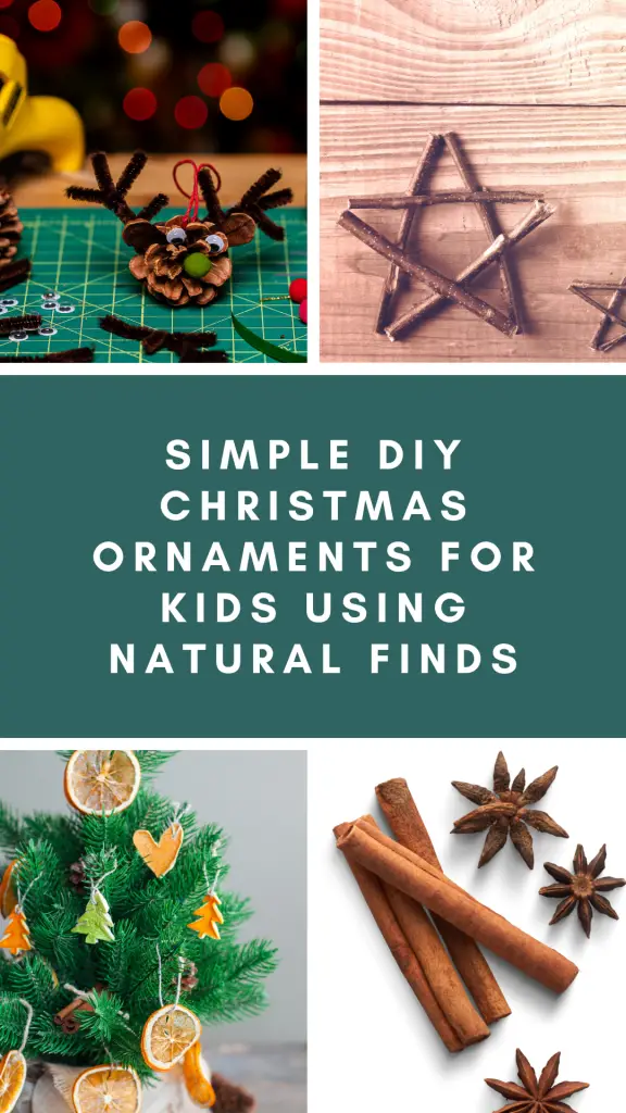 Engage your kids in a delightful DIY adventure with these simple Christmas ornaments made from natural finds. Watch their faces light up as they craft their own festive wonders!