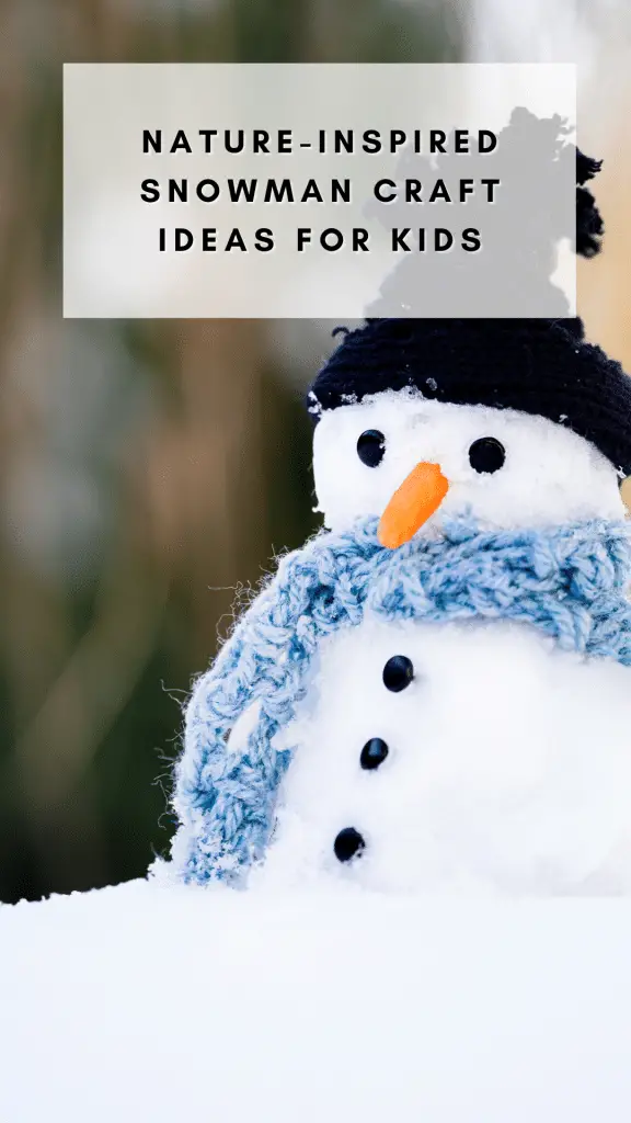 Snow much fun! ☃️❄️ Dive into winter wonder with these adorable nature-inspired snowman crafts for kids. Let the creativity flurry and sparkle in your little ones' eyes!