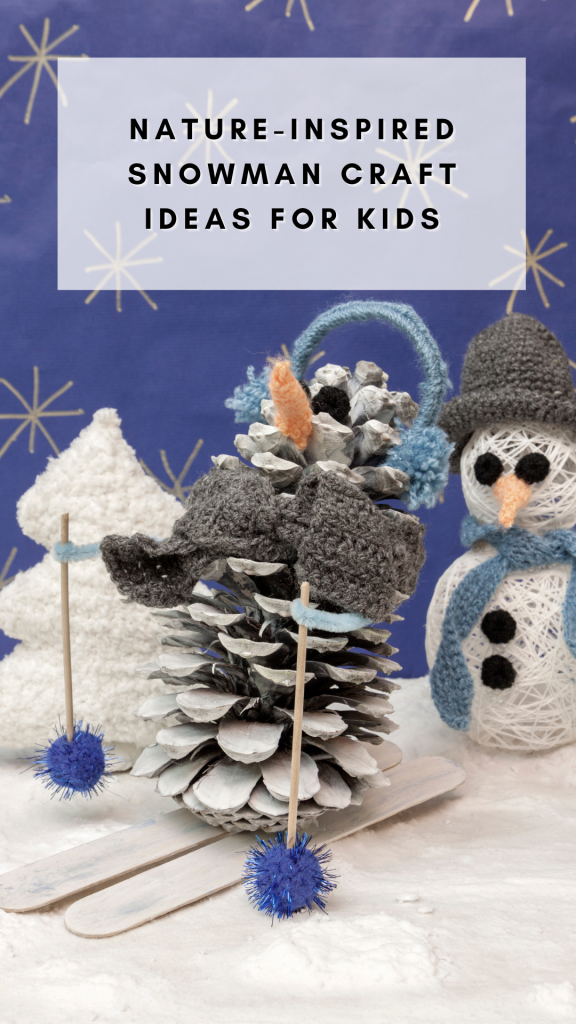 Snowmen with a natural twist! 🌿⛄️ Explore the magic of the season with these eco-friendly snowman crafts for kids. Perfect for snowy days or cozy indoor creativity!
