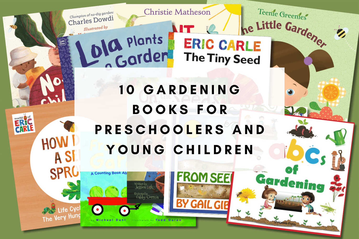 Gardening book for preschoolers and young children